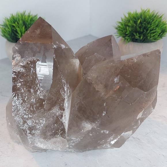 Large Smoky Quartz Cluster | Grounding • Protection • Energy Purification - Picture 4 of 7